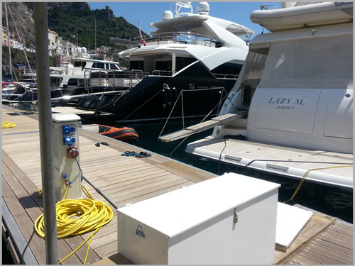 Porto di Sapri, pontili per imbarcazioni, alaggi e vari. marina porto di sapri, policastro
